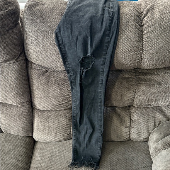 Old Navy Gray Rockstar Super Skinny Jeggings - Picture 1 of 4